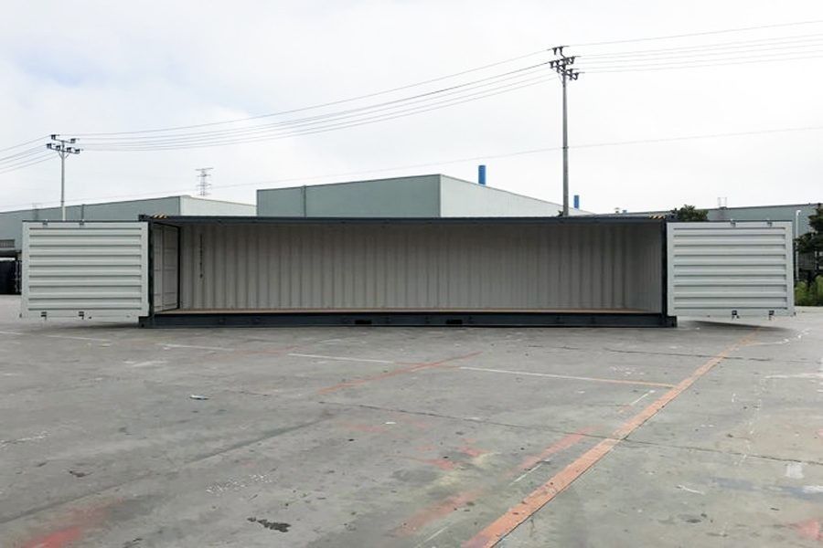 New 40ft HC shipping container with OPEN SIDE side opening