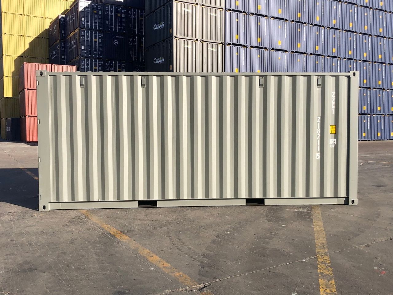 New Container  20 ft used One Way container in RAL7005