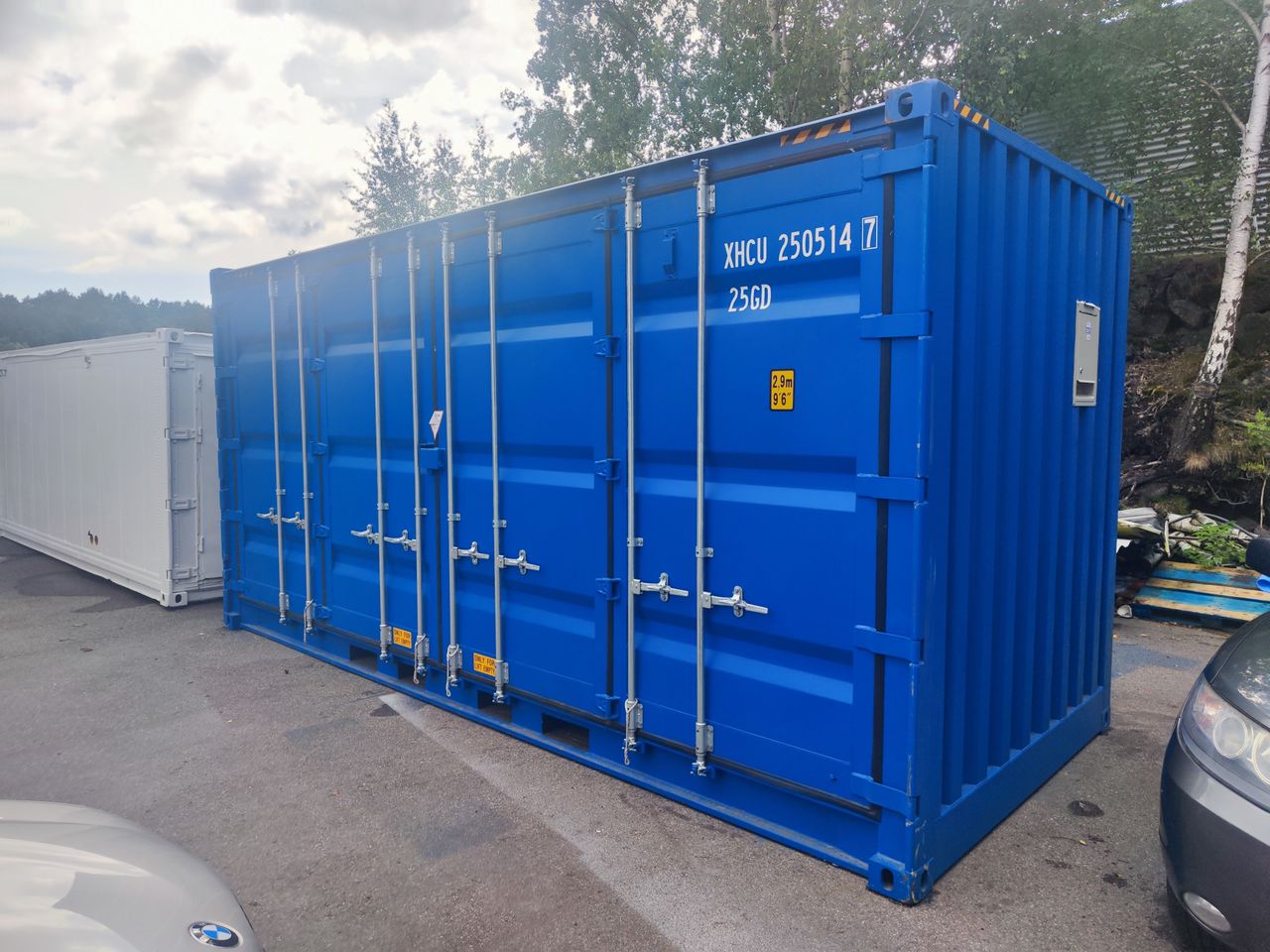 CONTAINER 20FT OPEN SIDE USED