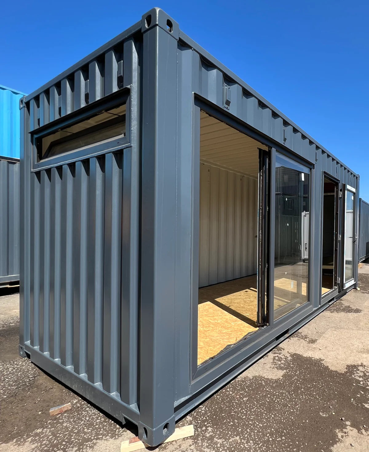 | 20x8ft | CUSTOM SHIPPING CONTAINER CONVERSION | Portable Building